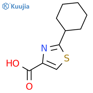 2-cyclohexyl-1,3-thiazole-4-carboxylic acid structure