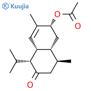 3-Acetoxy-4-cadinen-8-one structure