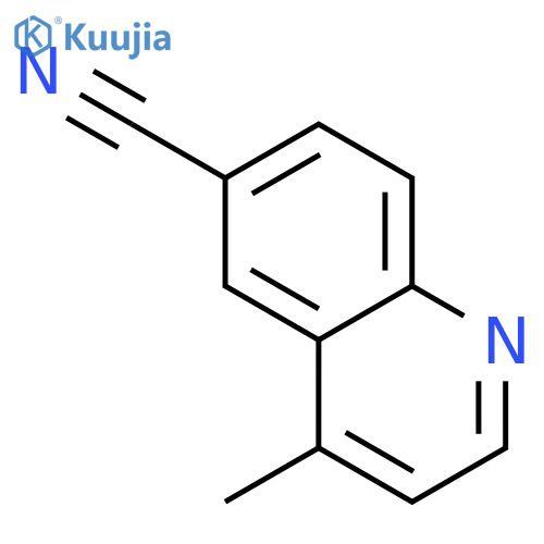 4-methylquinoline-6-carbonitrile structure