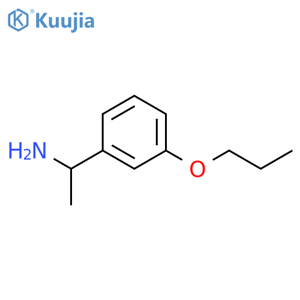 1-(3-Propoxyphenyl)ethanamine structure