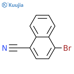 4-Bromonaphthalene-1-carbonitrile structure