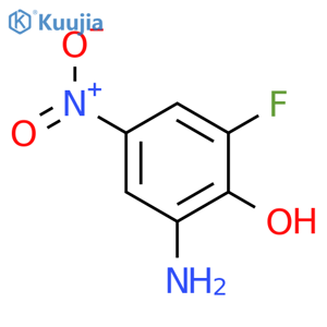 Phenol,  2-amino-6-fluoro-4-nitro- structure