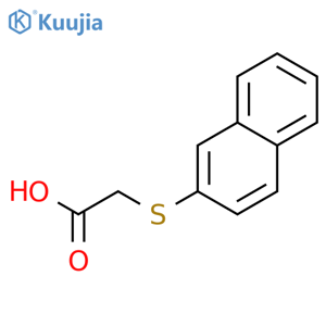 Acetic acid,2-(2-naphthalenylthio)- structure