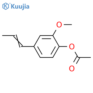 Isoeugenol acetate structure