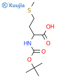 (tert-Butoxycarbonyl)methionine structure