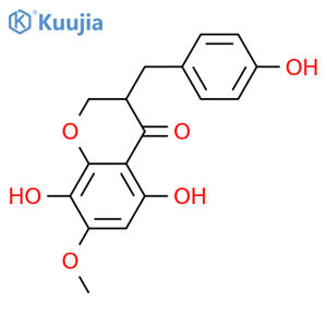 8-O-Demethyl-7-O-methyl-3,9-dihydropunctatin structure