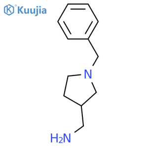 (1-benzylpyrrolidin-3-yl)methanamine structure