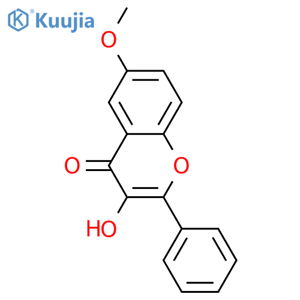 3-Hydroxy-6-methoxyflavone structure