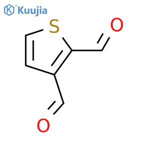 2,3-Thiophenedicarboxaldehyde structure