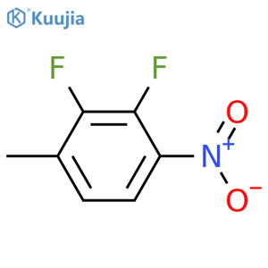 2,3-Difluoro-1-methyl-4-nitrobenzene structure