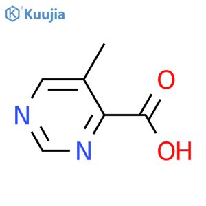 5-Methylpyrimidine-4-carboxylic acid structure