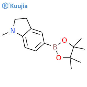 1-Methyl-5-(4,4,5,5-tetramethyl-1,3,2-dioxaborolan-2-yl)indoline structure