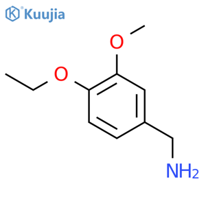 (4-ethoxy-3-methoxyphenyl)methanamine structure