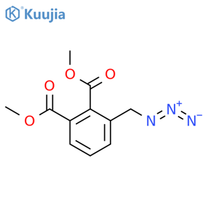 1,2-Benzenedicarboxylic acid, 3-(azidomethyl)-, 1,2-dimethyl ester structure