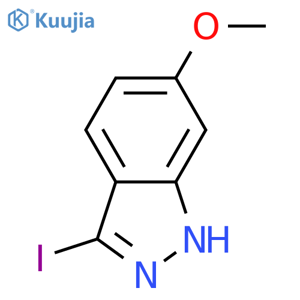 3-Iodo-6-methoxy-1H-indazole structure