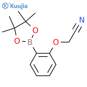 2-Cyanomethoxyphenylboronic acid, pinacol ester structure