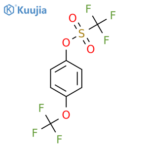 4-(Trifluoromethoxy)phenyl trifluoromethanesulphonate structure