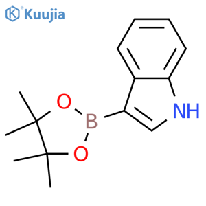 3-(4,4,5,5-Tetramethyl-1,3,2-dioxaborolan-2-yl)-1H-indole structure