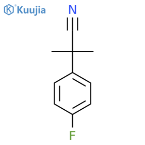 2-(4-Fluorophenyl)-2-methylpropanenitrile structure