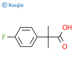 2-(4-Fluorophenyl)-2-methylpropanoic acid structure