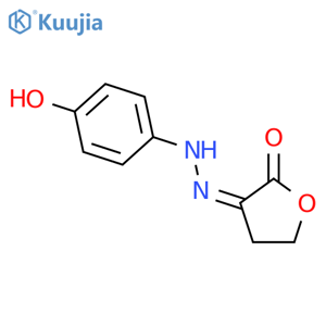 2,3-Furandione,dihydro-, 3-[2-(4-hydroxyphenyl)hydrazone] structure