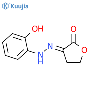 2,3-Furandione,dihydro-, 3-[2-(2-hydroxyphenyl)hydrazone] structure