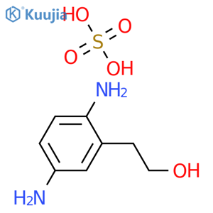 2-(2,5-Diaminophenyl)ethanol sulfate structure