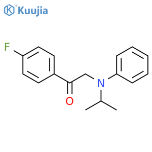 1-(4-Fluorophenyl)-2-(isopropyl(phenyl)amino)ethanone structure