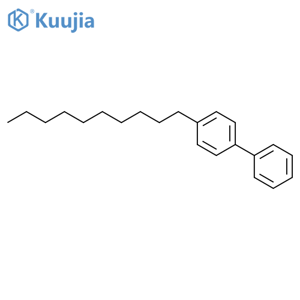 4-n-Decylbiphenyl structure