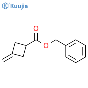 benzyl 3-methylidenecyclobutane-1-carboxylate structure