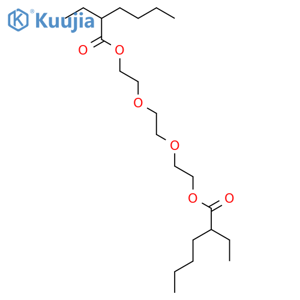 Tri(ethylenglycol)bis-2-ethylhexanoate structure