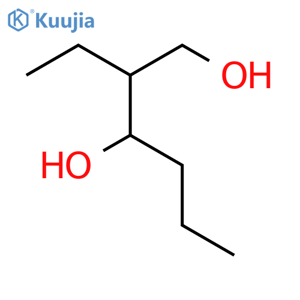 2-Ethyl-1,3-hexanediol structure