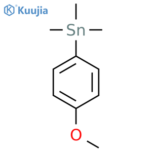 Stannane, (4-methoxyphenyl)trimethyl- structure