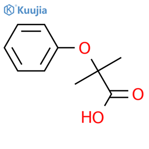 2-Methyl-2-phenoxypropanoic acid structure