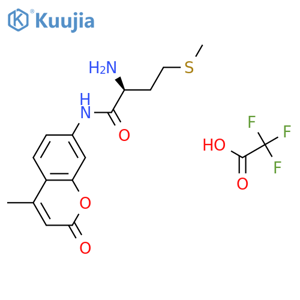 N-(4-Methyl-2-oxo-2H-chromen-7-yl)-L-methioninamide trifluoroacetate (1:1) structure