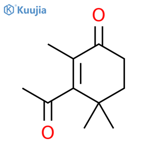 2-Cyclohexen-1-one, 3-acetyl-2,4,4-trimethyl- structure