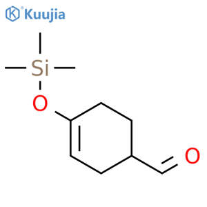 4-TRIMETHYLSILANYLOXY-CYCLOHEX-3-ENE-CARBALDEHYDE structure