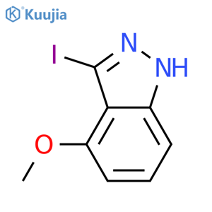 3-Iodo-4-methoxy-1H-indazole structure