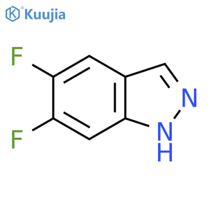 5,6-Difluoro-1H-indazole structure