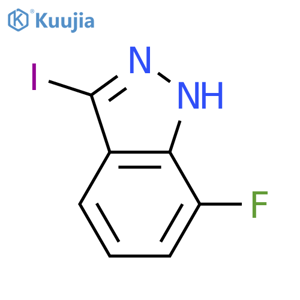 7-Fluoro-3-iodo-1H-indazole structure