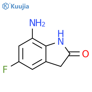 7-Amino-5-fluoro-1,3-dihydro-2H-indol-2-one structure