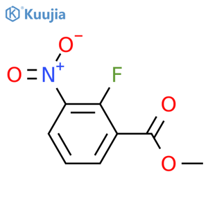 Methyl 2-Fluoro-3-nitrobenzoate structure