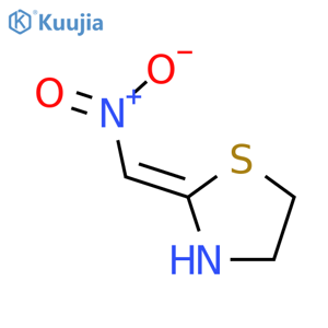 Thiazolidine, 2-(nitromethylene)-, (Z)- structure