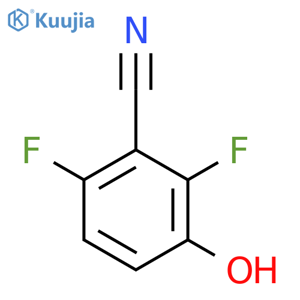 2,6-Difluoro-3-hydroxybenzonitrile structure