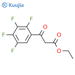 2,3,4,5-Tetrafluorobenzoylacetic Acid Ethyl Ester structure