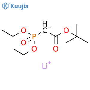 Acetic acid, 2-(diethoxyphosphinyl)-, 1,1-dimethylethyl ester, ion(1-), lithium (1:1) structure