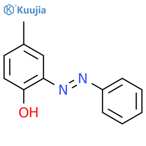 2-Phenylazo-4-methylphenol structure