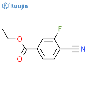 Ethyl 4-cyano-3-fluorobenzoate structure