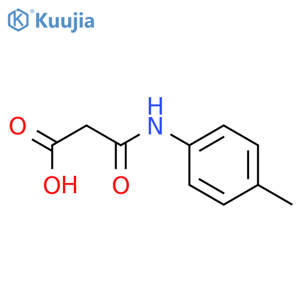 3-(4-methylphenyl)amino-3-oxopropanoic Acid structure