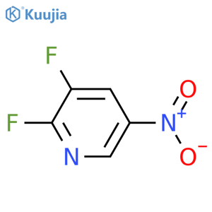 2,3-difluoro-5-nitro-pyridine structure